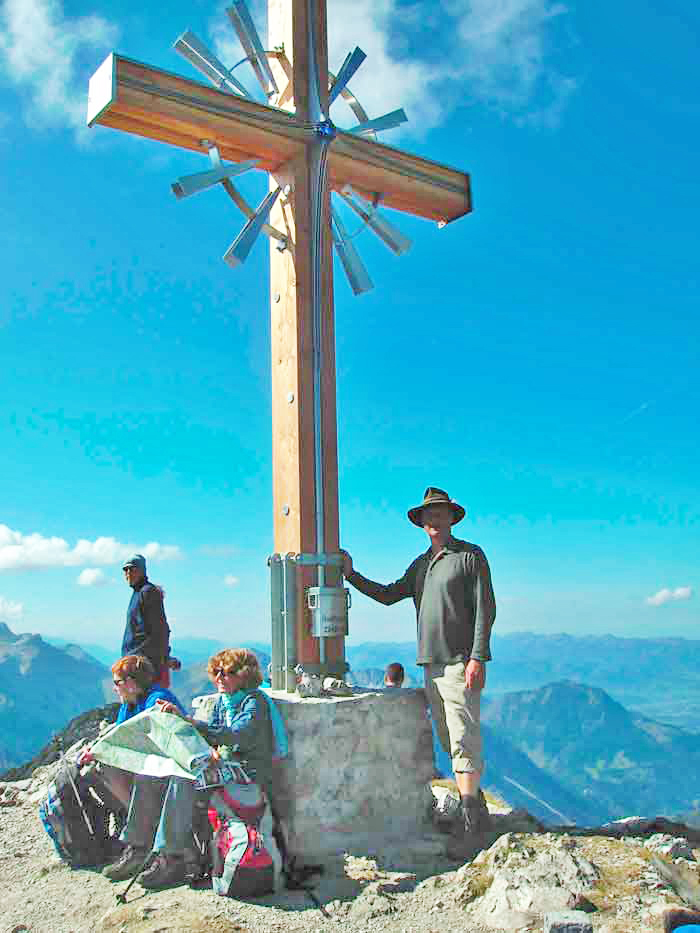 Wanderführer Marc Schauecker auf dem Gaishorn - Allgäuer Alpen